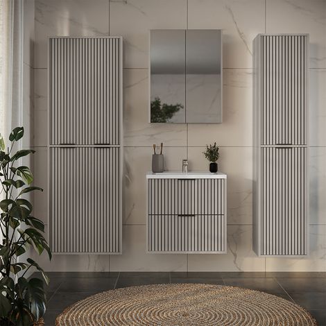 Juego de muebles de baño de 5 piezas Ruford, Cachemira, 5 partes, Vicco (1/5)