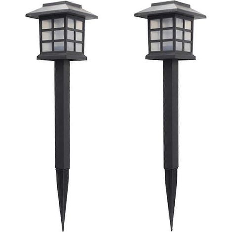 Stück wasserdichte Solar-Gartenleuchten mit LED-Wegenbeleuchtung für Rasen, Terrasse und Garten