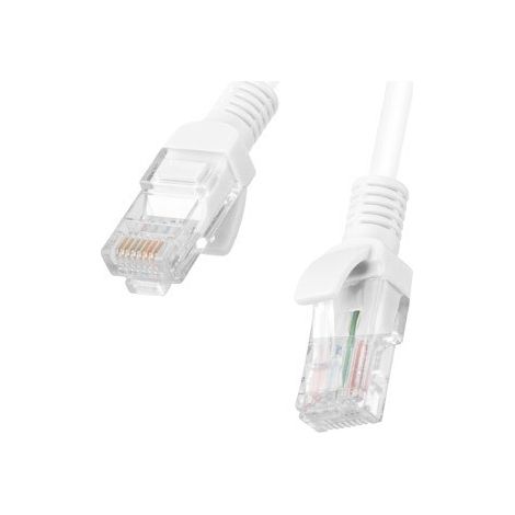 Cavo di rete Lanberg PCU5-10CC-0300-W Bianco 3 m Cat5e U/UTP (UTP)