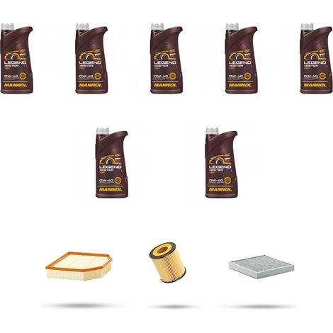 Kit tagliando 3 FILTRI e 7L OLIO compatibile con Bmw Z4(E85,E86) 3.0si 195kw dal 2006 (1/4)