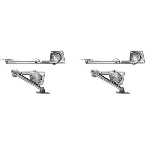 4 supports de porte d'armoire hydrauliques pour couvercles relevables (1/5)