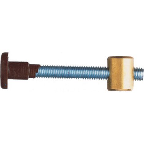 50 x GIUNZIONE P/MOBILI ACC 517 MARRONE 6MA 60 MM