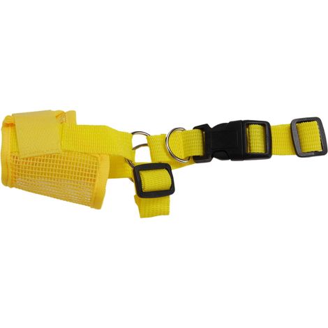 Museau Pour Chien - Filet Respirant En Polyester - Ajustable Par Boucle - Pour Empêcher Mordre Aboyer Lécher - S M L XL XXL (1/4)