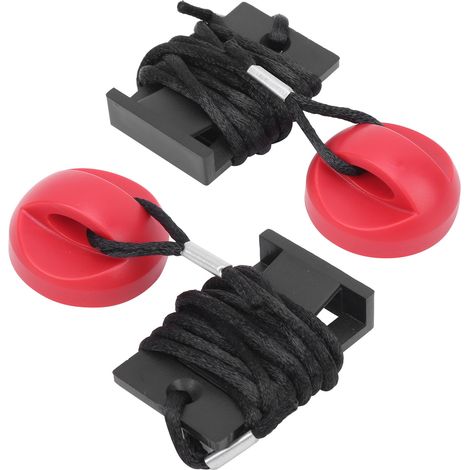 2 pièces Machine de course clé de sécurité tapis roulant interrupteur de sécurité magnétique verrouillage accessoire de Fitness