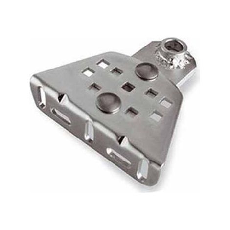 Nice – Support avant réglable à visser PLA15 – Monture pour portail en acier – Vissage rapide pour portails battants – Accessoire durable