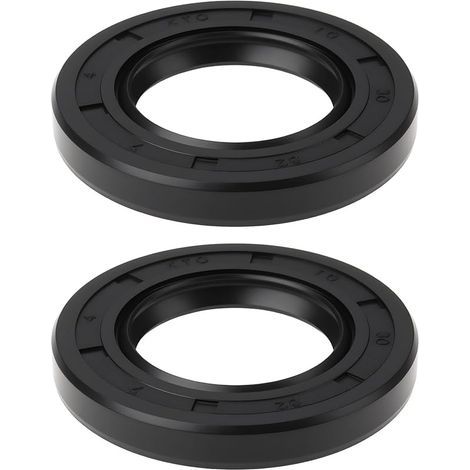 2x Bagues D'étanchéité D'arbre Type TC 30 X 52 X 7 Mm pour La Protection de L'arbre Empêchant La Pénétration de Poussière (1/5)