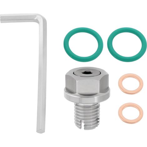Bouchon de Vidange d'huile Autocollant en Acier Inoxydable Kit de Réparation de Filetage de Carter (M12,1-1,5 Mm) (1/5)