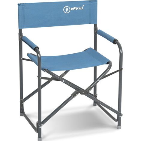 HOMECALL Regiestuhl Ultraleicht Klappstühle Faltbar Campingstuhl Gartenstuhl (Klappbare Rückenlehne), bis 120kg, Rostfreier Aluminiumrahmen (1/5)