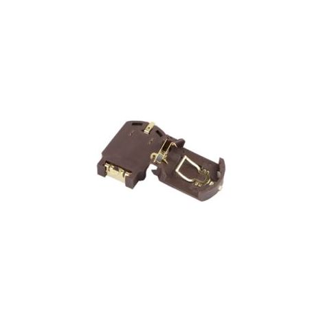 Porte-pile 1 x RS PRO CR2032, raccordement Montage en surface ( Prix pour 1 )