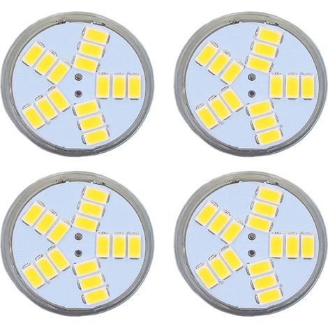 MR11 LED-Ersatzlampe, 5 W, 500 lm, mit 15 LEDs, Doppelstiftsockel, für Flutlichter und Gartenleuchten, 4 Stück (1/5)