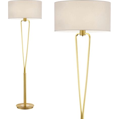 Lampadaire Led  laiton culot E27- Trio - Paris II (1/5)