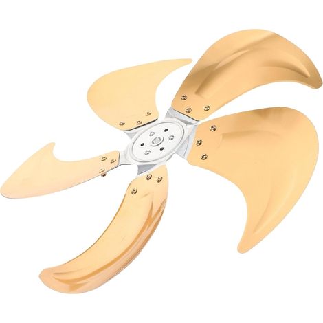 Lame de Ventilateur Industrielle avec Design Épaissi en Aluminium à 5 Pales Solide et Silencieuse, pour Fête Estivale et Applications en Entrepôts (1/5)