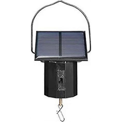 Éolienne rotative à moteur solaire alimentée par batterie pour jardin (1/5)