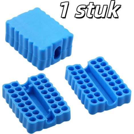 Boîte de rangement pour outils de menuiserie durable légère et facile à transporter pour atelier et travaux de bricolage couleur bleue 1 pièce (1/5)