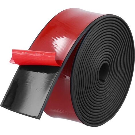 3 Meter Bande de Caoutchouc Adhésive 40mm x 2mm - Rouleau Caoutchouc Néoprène pour Joints, Sols, Isolation, Bricolage (1/5)