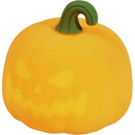 Veilleuse Lumière de Nuit Lampe de Chevet pour Bébé Lanterne d'halloween avec Contrôle Intuitif en Silicone Adapté pour Les Enfants E, Lumière Chaude (1/5)