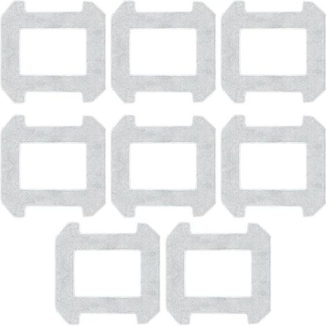 8 pièces serpillières pour Dreame C1 / C1 Station robot de nettoyage de vitres pièce de rechange, chiffon de vadrouille en microfibre lingettes lavables accessoires (1/5)