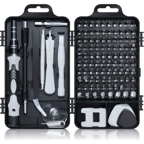 115 en 1 mini set tournevis precision kit tools petit boite tournevis torx informatique demontage pc portable (1/4)
