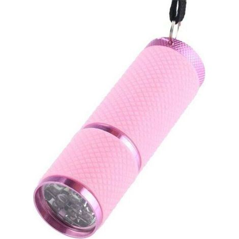 Mini Lampe de Poche,Petite lampe de poche étanche avec lanyard,Mini Lampe Torche portable (rose) (1/4)