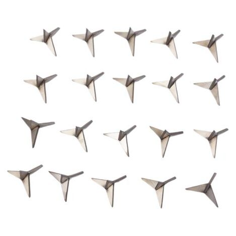 20 Pièces Léger Automobile Pneu Crevaison Pointes Antivol Auto Triangle Pneu Crevaison Pointes Voiture Pneu Crevaison Clou