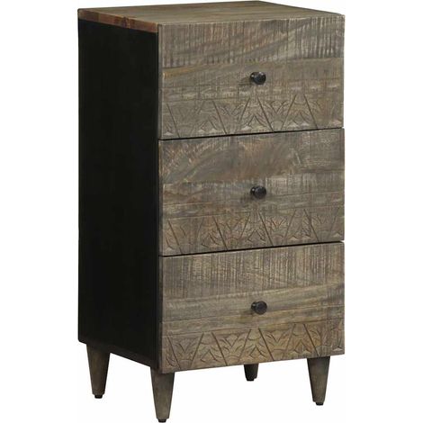 Sideboard 40x33x75 cm Massivholz Mango