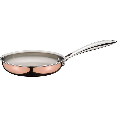 Padella in rame, diametro 20 cm, rame/acciaio inox 18/10 culinox / Spring