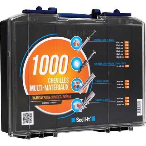 Set di 1000 tasselli SCELLIT - fissaggi speciali per luci - COF002B (1/4)