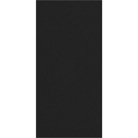 Felpudo rectangular de diseño moderno de 120 x 250 cm hipoalergénico y confortable fabricado en poliamida negra 020057962 (1/5)