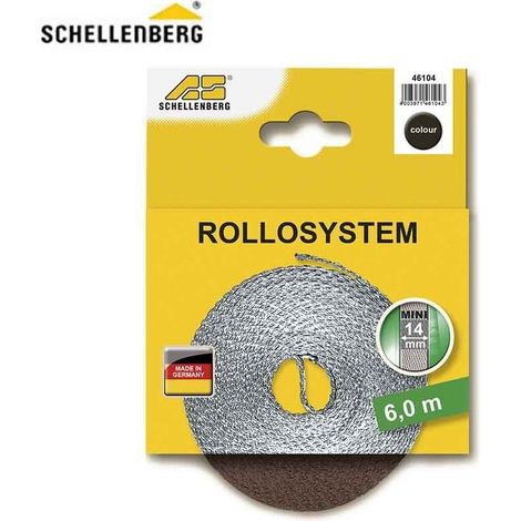 SCHELLENBERG Rolloband 14mm x 6m Braun