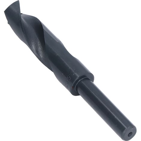 Forets à queue réduite en acier rapide noir hélicoïdal pour aluminium et fer, 1/2 pouce