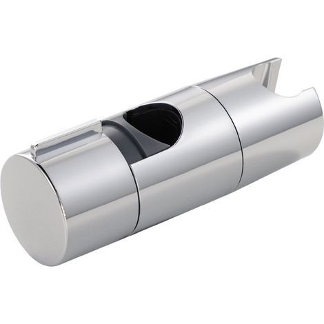 Verstellbarer Durchmesser von 18–25 mm, Duschkopfhalterung aus Chrom und ABS-Kunststoff, einfache Montage, geeignet für Duschstangen (1/5)