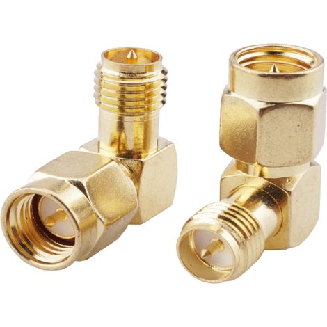 Adattatore con connettore SMA / presa angolata SMA-RP