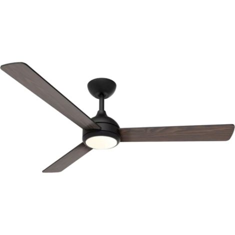 32w deckenventilator mit 24w led schwarz/dunkel holz reversibel Ø132 cm philips - velyxdark (1/5)