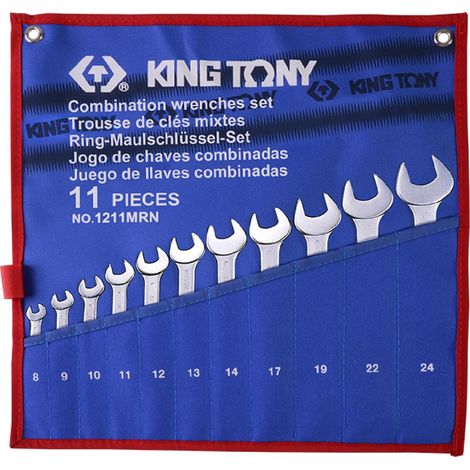 King Tony Jeu de 11 cles plate mixte - mrn
