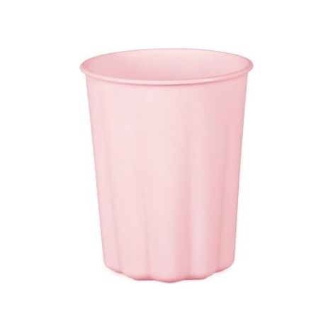 Bicchieri di plastica rosa da 220 ml, 4 pezzi