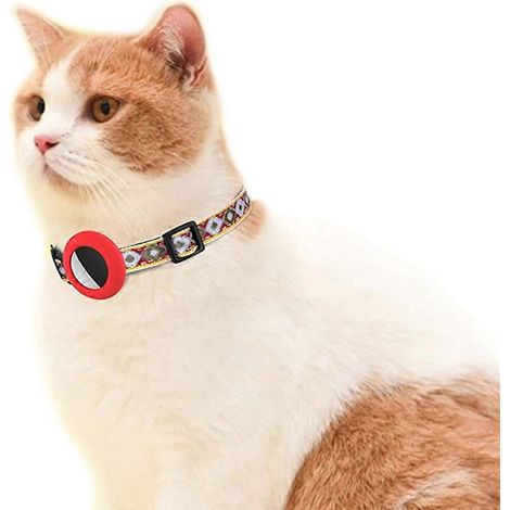 Collier réfléchissant de sécurité pour chats avec traceur GPS intégré (1/4)