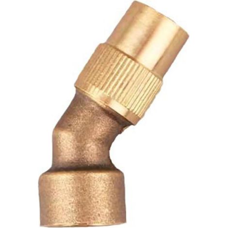 Buse de tuyau en cuivre réglable brumisateur pour serre de jardin et ferme – Outil d'arrosage robuste haute pression de nettoyage standard britannique 4,1 cm (1/5)