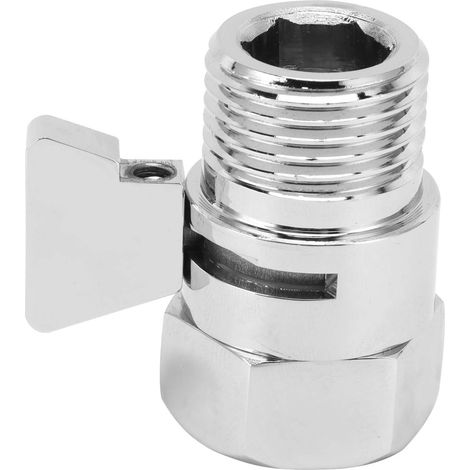 G1/2 Duschabsperrventil mit Wasserdurchflussregler und Hebelgriff für das Badezimmer (1/5)