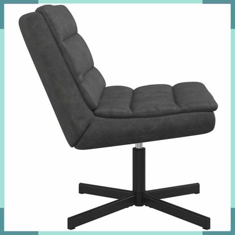 Chaise pivotante - 42007348 - Noir - PU antique - 63x75x76 cm (1/5)