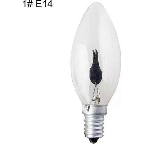 Ampoule décorative LED Renikh 3W 220V E14/E27 à effet flamme vacillante (1 E14)