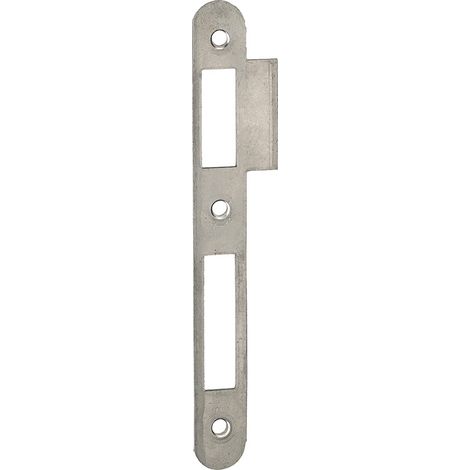 Gâche pour serrure à encastrer, brut à bouts ronds, hauteur 170mm -  THIRARD (1/2)