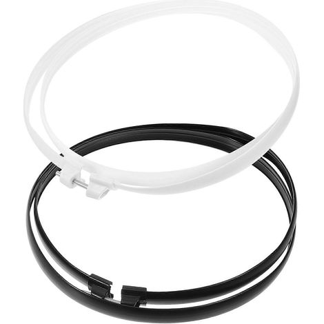 Lot de 2 cercles de rechange pour ventilateur électrique, cercles extérieurs de 40 cm (16 pouces) en plastique. Fournitures pour ventilateur. (1/5)