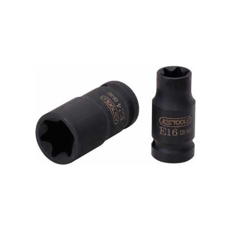 KS Tools 515.0981 3/8'' Torx-E-Kraft-Stecknuss, kurz, E6 (1/3)