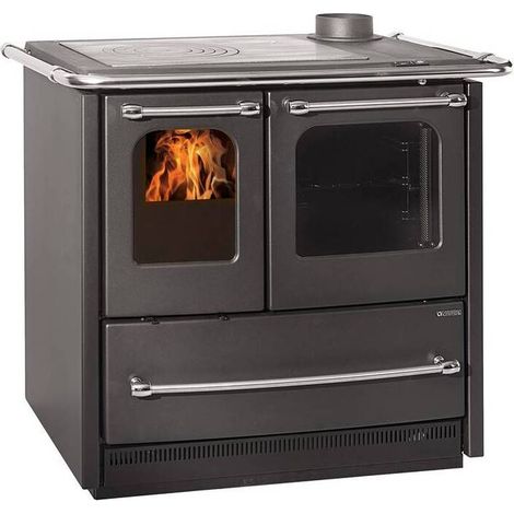 CUCINA LEGNA 7,5 KW SOVRANA EASY EVO 2.0 ANTRACITE