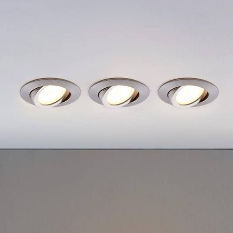 [GEBRAUCHT] B-Ware Lindby Led Einbaustrahler Deckenlampe Deckenlampe Lampe Andrej Rund 3er Set