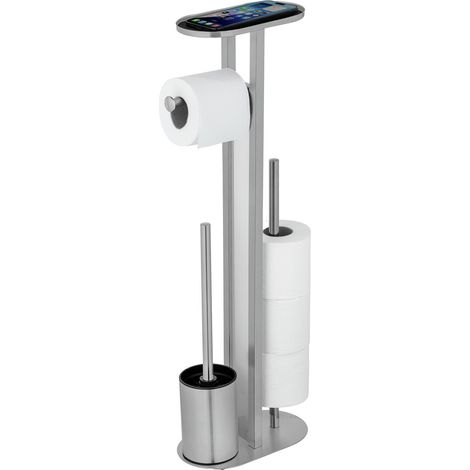 WC-Ständer 4in1 WENKO OREA mit Ablage für das Telefon