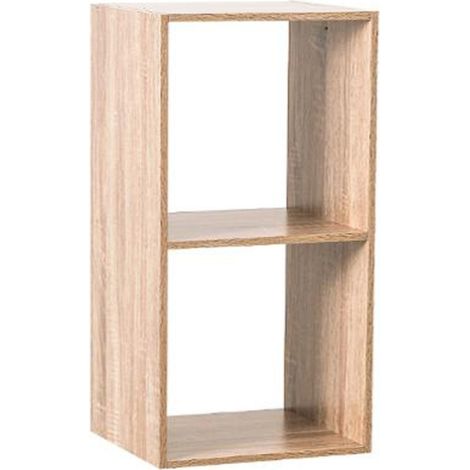 Five Simply Smart – Étagère 2 cases 34cm en panneaux de particules – Dimensions L. 34,4 x P. 32 x H. 67,6 cm – Personnalisable pour votre intérieur