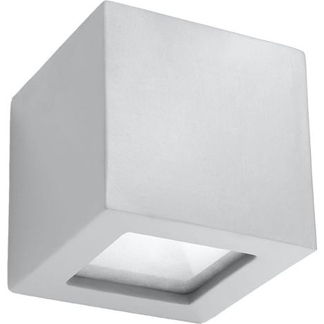 Lámparas de pared Leo gris cerámica/vidrio 1xE27  14cm Sollux (1/5)
