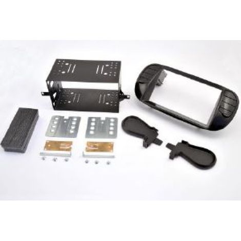 Kit 2DIN compatible avec Fiat 500 07-15 - Noir