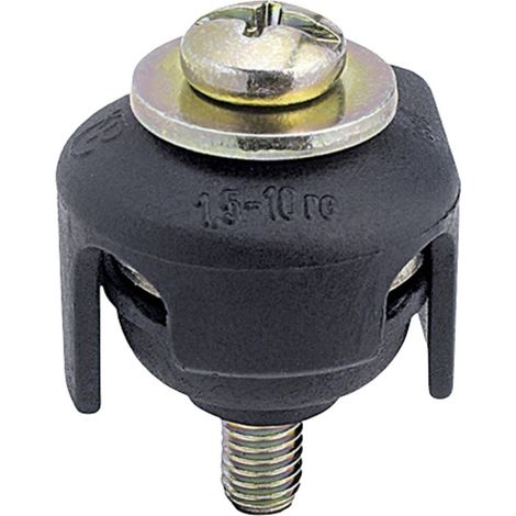 HellermannTyton 435-01559 Tap Connector 1510-ST-BK Morsetto di derivazione flessibile: - rigido: 1.5-10 mm² 1 pz. Nero